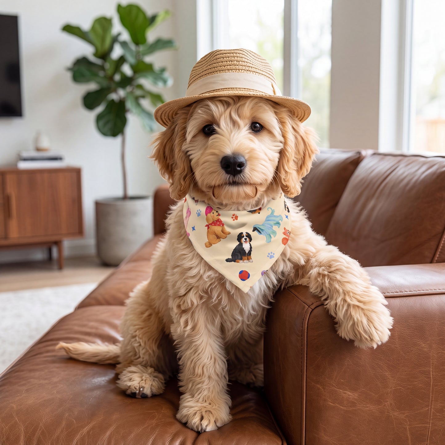 CoCo & Friends Illustrated Bandana