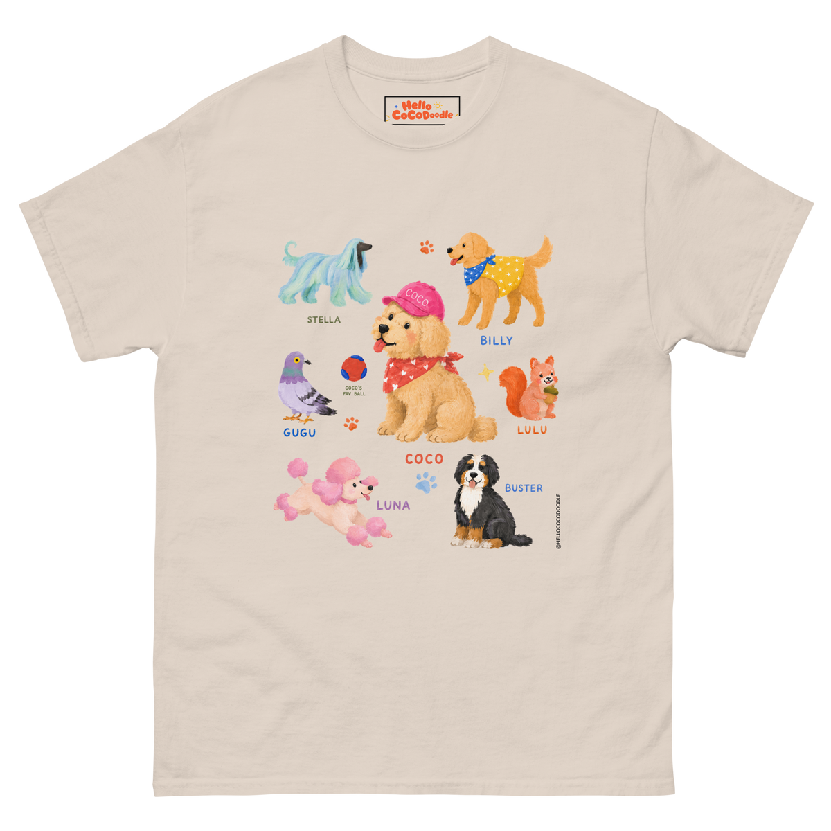 CoCo & Friends Illustrated Tee